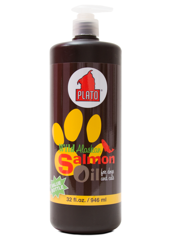 Plato Wild Alaskan Salmon Oil For Dogs  Cats