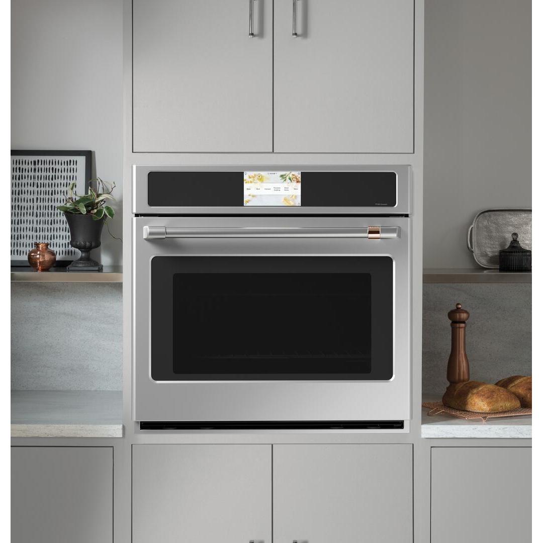 Caf¨¦ 30-inch, 5 cu.ft. Built-in Single Wall Oven with Wi-Fi Connect CTS90DP2NS1