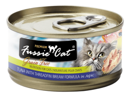 Fussie Cat Grain Free Premium Tuna with Threadfin Bream in Aspic Canne