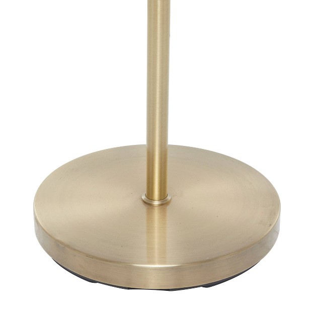 Metal Floor Lamp With Hanging Shade Gold Olivia amp May