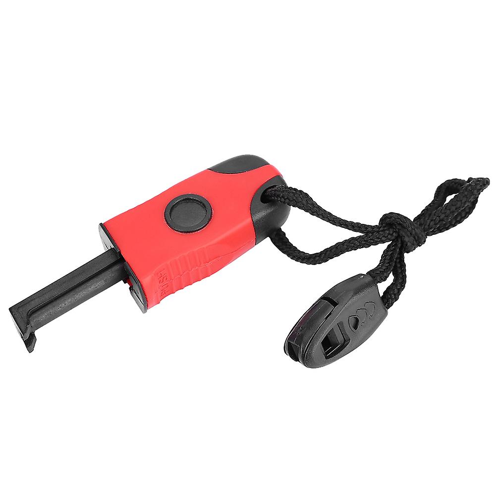 Magnesium Flint Stone Fire Starter Lighter Emergency Outdoor Survival Camping Red