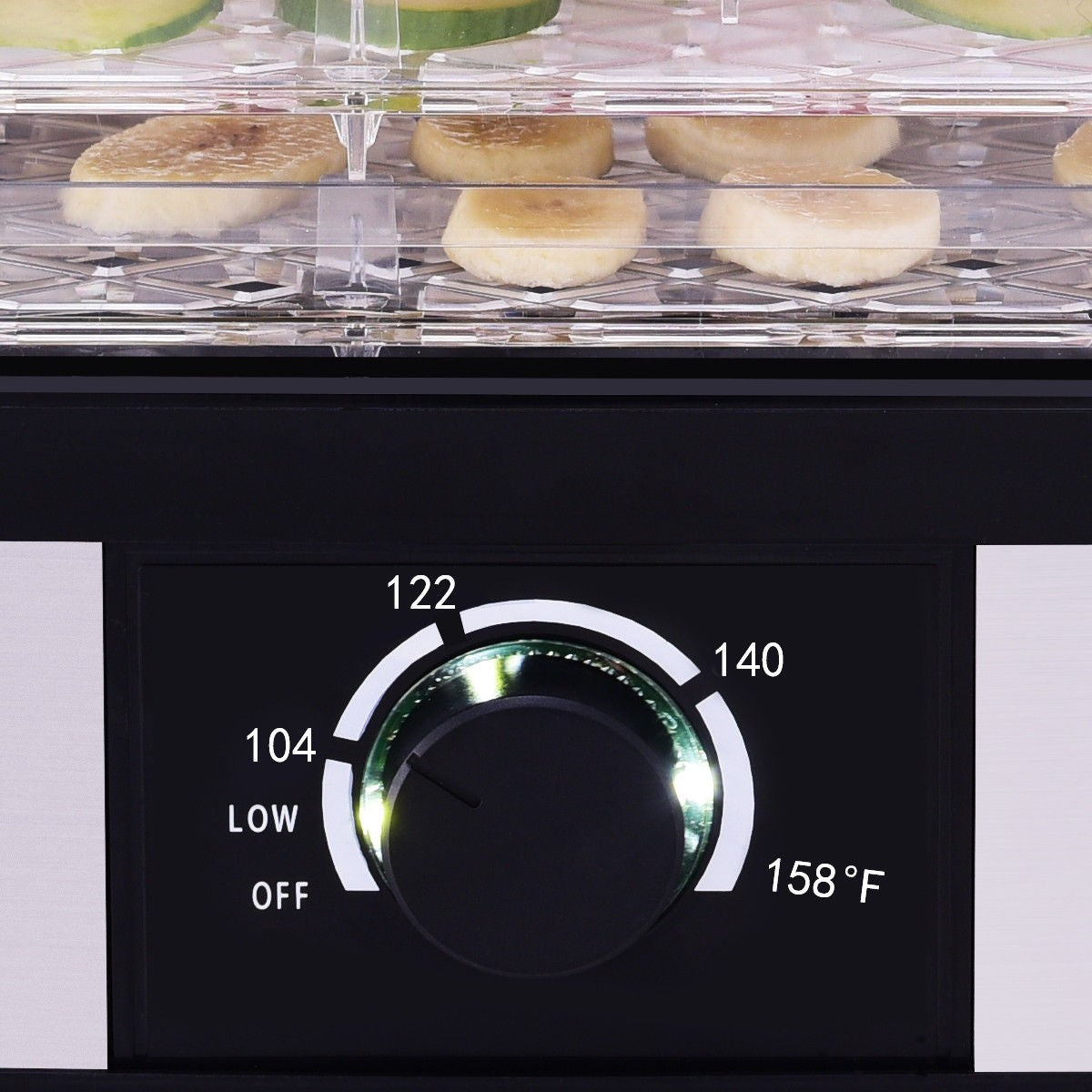 Food Dehydrator, Electric 5-Tire Fruit Vegetable Dryer