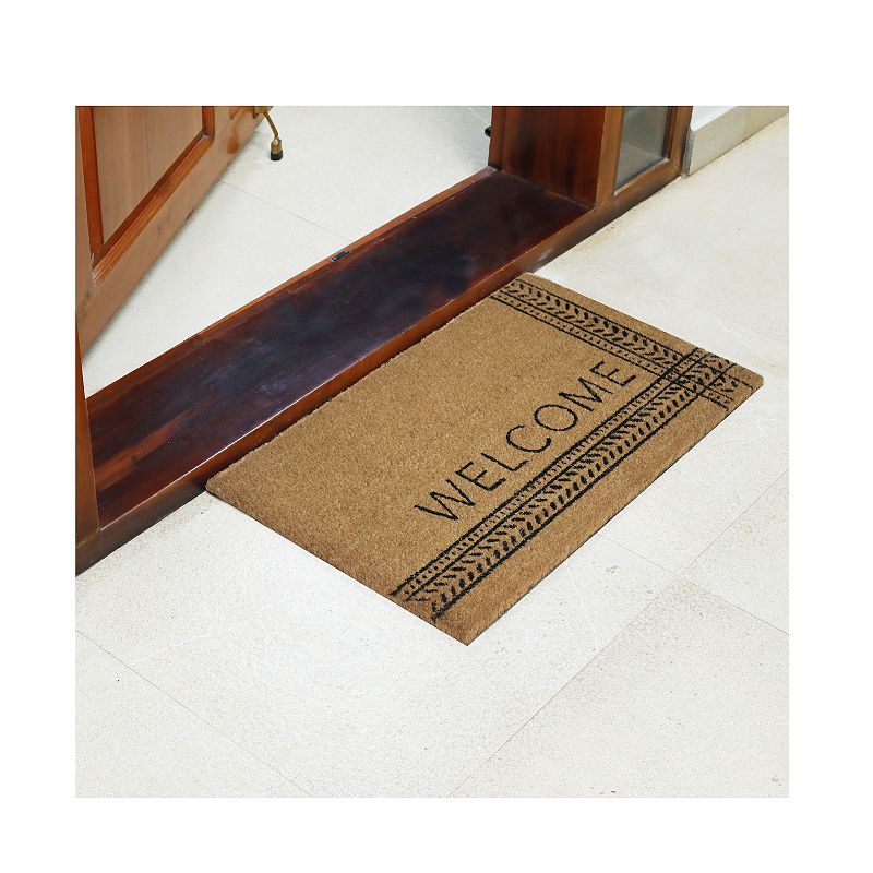 Sonoma Goods For Life® Welcome Geo 18'' x 30'' Coir Doormat