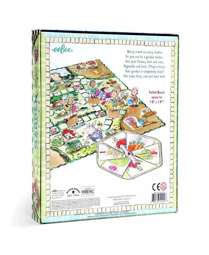 Eeboo Gathering a Garden Board Game