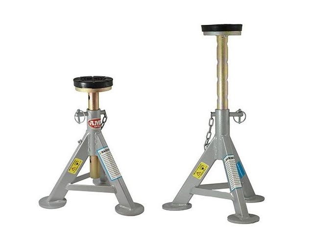 AME International 3 Ton Jack Stands Flat Top 14980 (Pair)