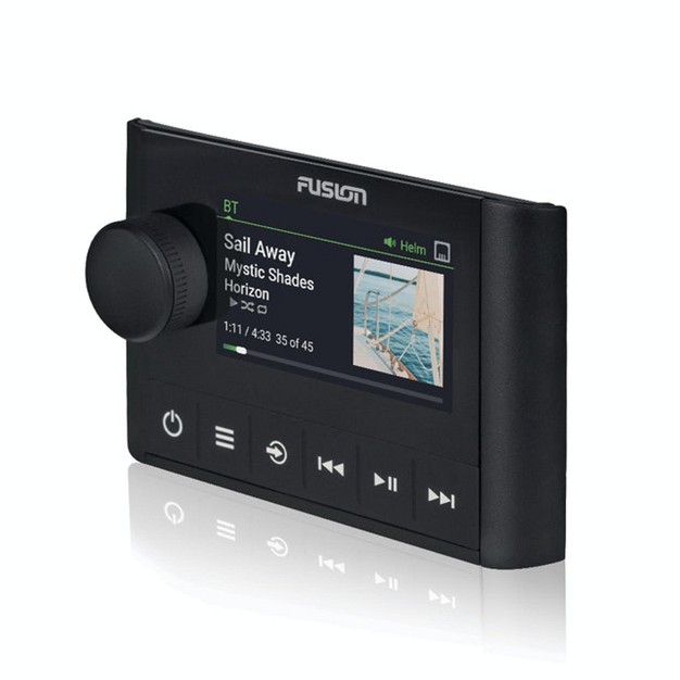 Garmin Fusion Ms wb675 Marine Hideaway Stereo With Digital Signal Processing dsp With Ms erx400 Wired Remote Black