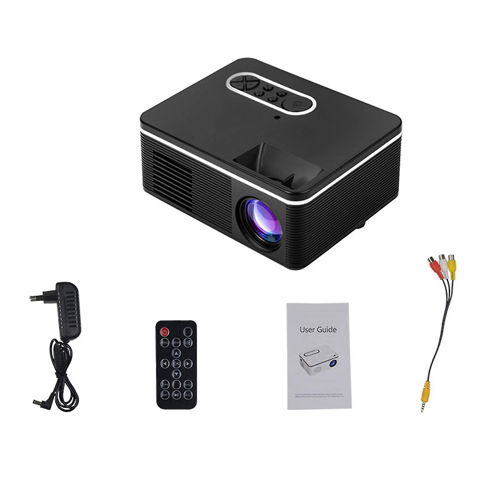 Led Projector Full Hd 1080p Portable Video Movie Home Theater Cinema Hdmird 3d