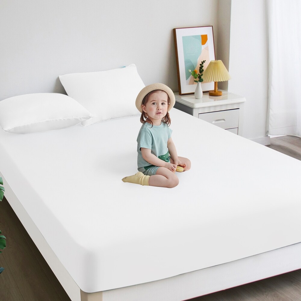 2 Pack Waterproof Mattress Protector by Biloban   White