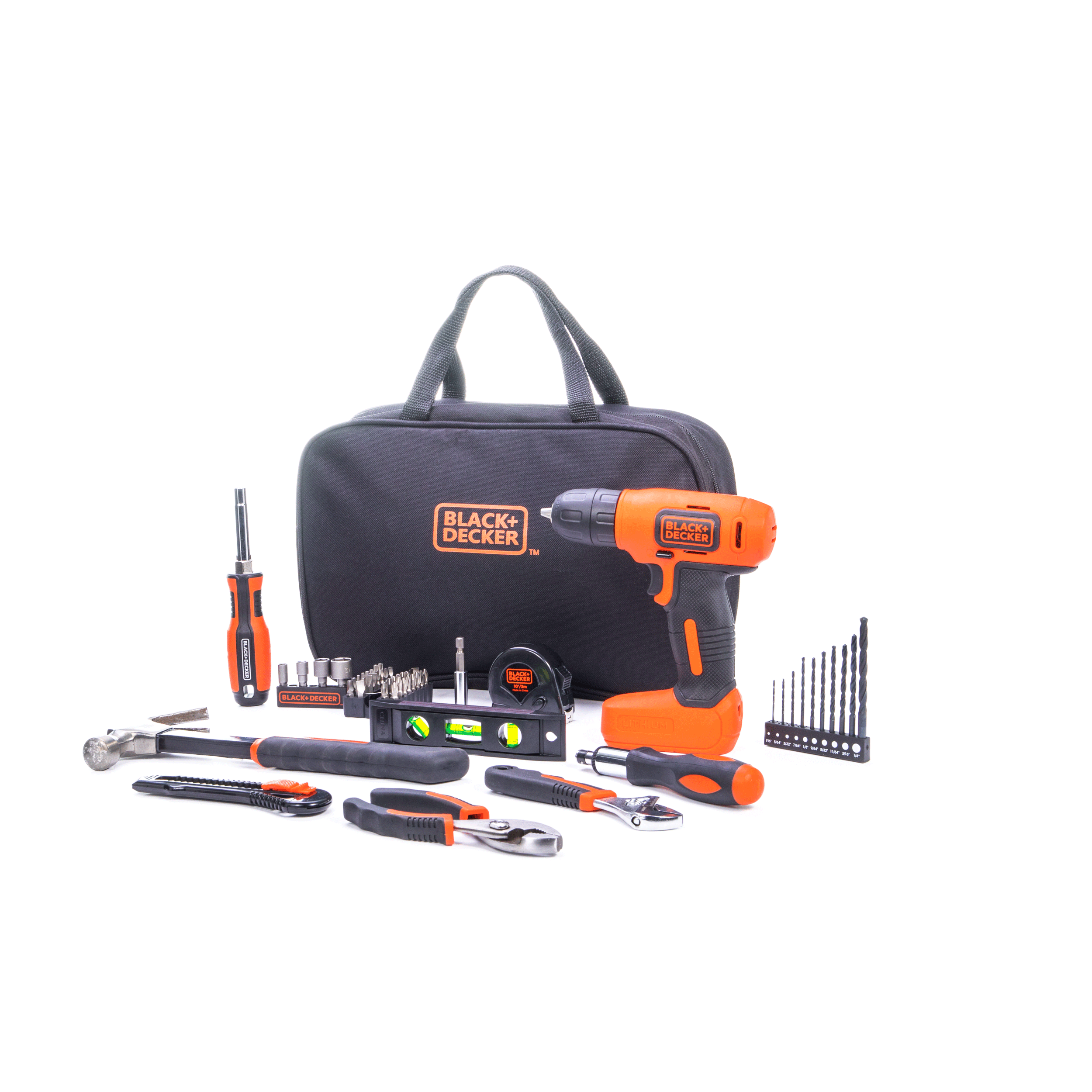 8V MAX* Drill & Home Tool Kit, 57 Piece