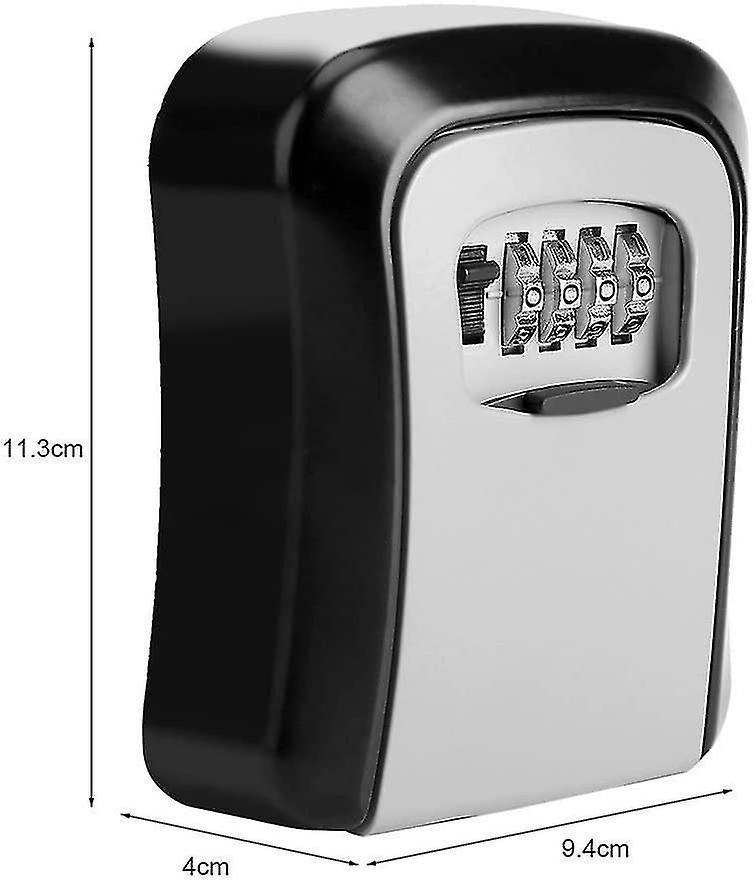 Secure Key Closet Box Lock 4-digit Combination Key Safe Wall-mounted Outdoor And