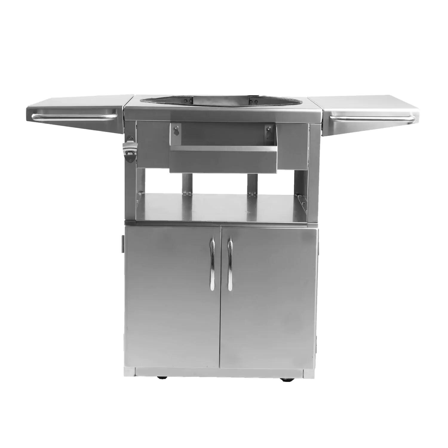 Signature Stainless Steel Grill Cart For 18-Inch Kamado Grill