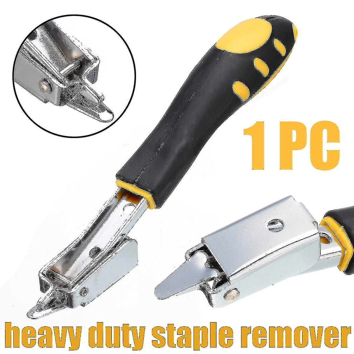 Wood Door Upholstery Construction Staple Remover， Tack Lifter Office(1pcs，yellow)