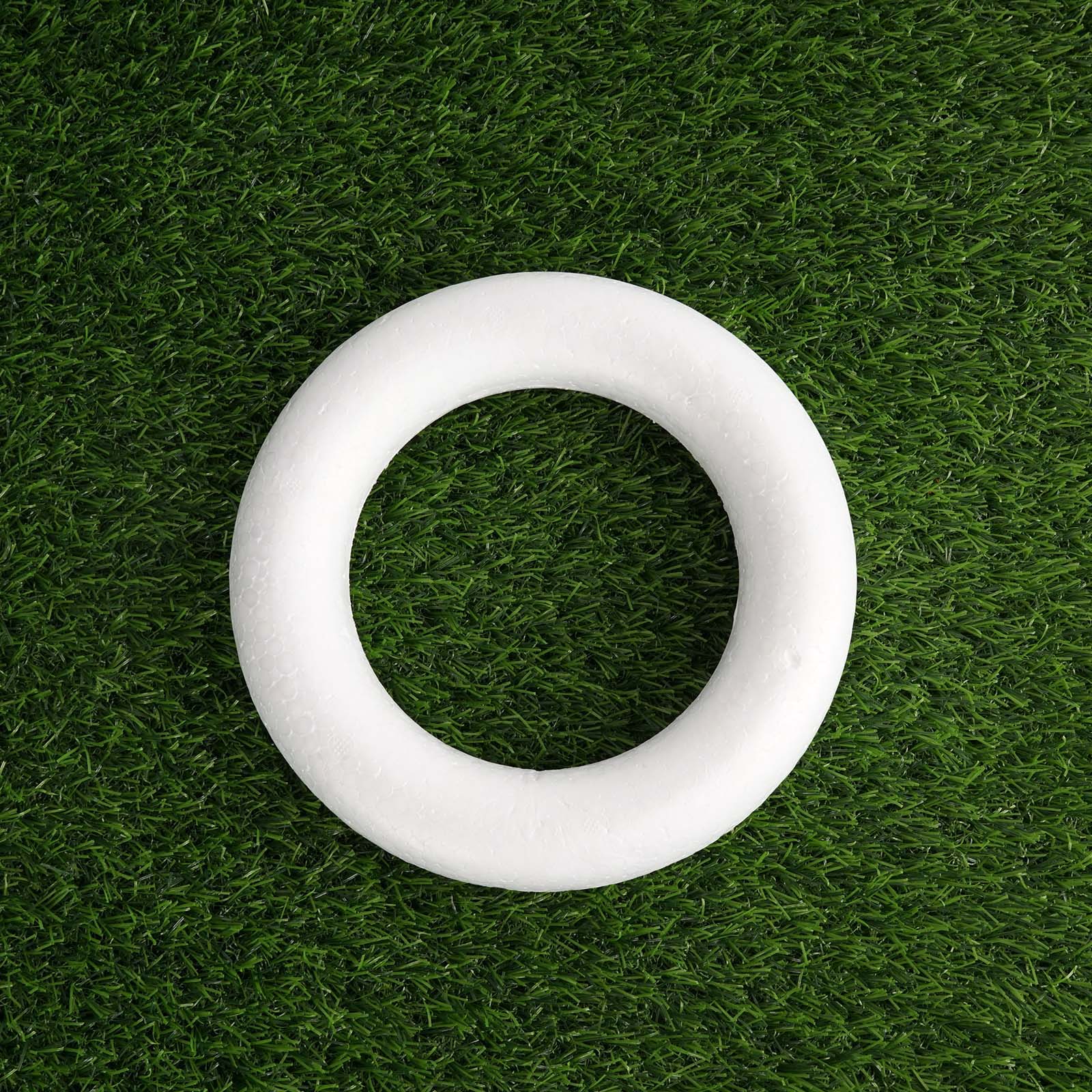 12 Pack White Styrofoam Ring, Foam Circle Hoop For DIY Crafts 8