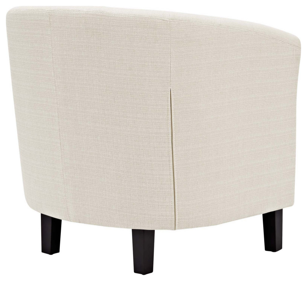 Zoey Beige Upholstered Fabric Armchair   Modern   Armchairs And Accent Chairs   by Rustic Home Furniture Deco  Houzz