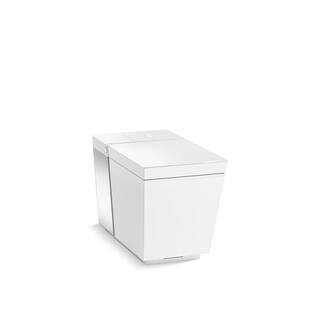 KOHLER Numi 2.0 Smart 1-piece 1.0 GPF Dual Flush Elongated Toilet in White Seat Included 30754-PA-0