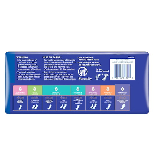 Serenity Female Pad Overnight  28 Count  3 per cas...