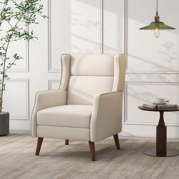 Upholstered Modern Accent Chair Living Room Armchairs