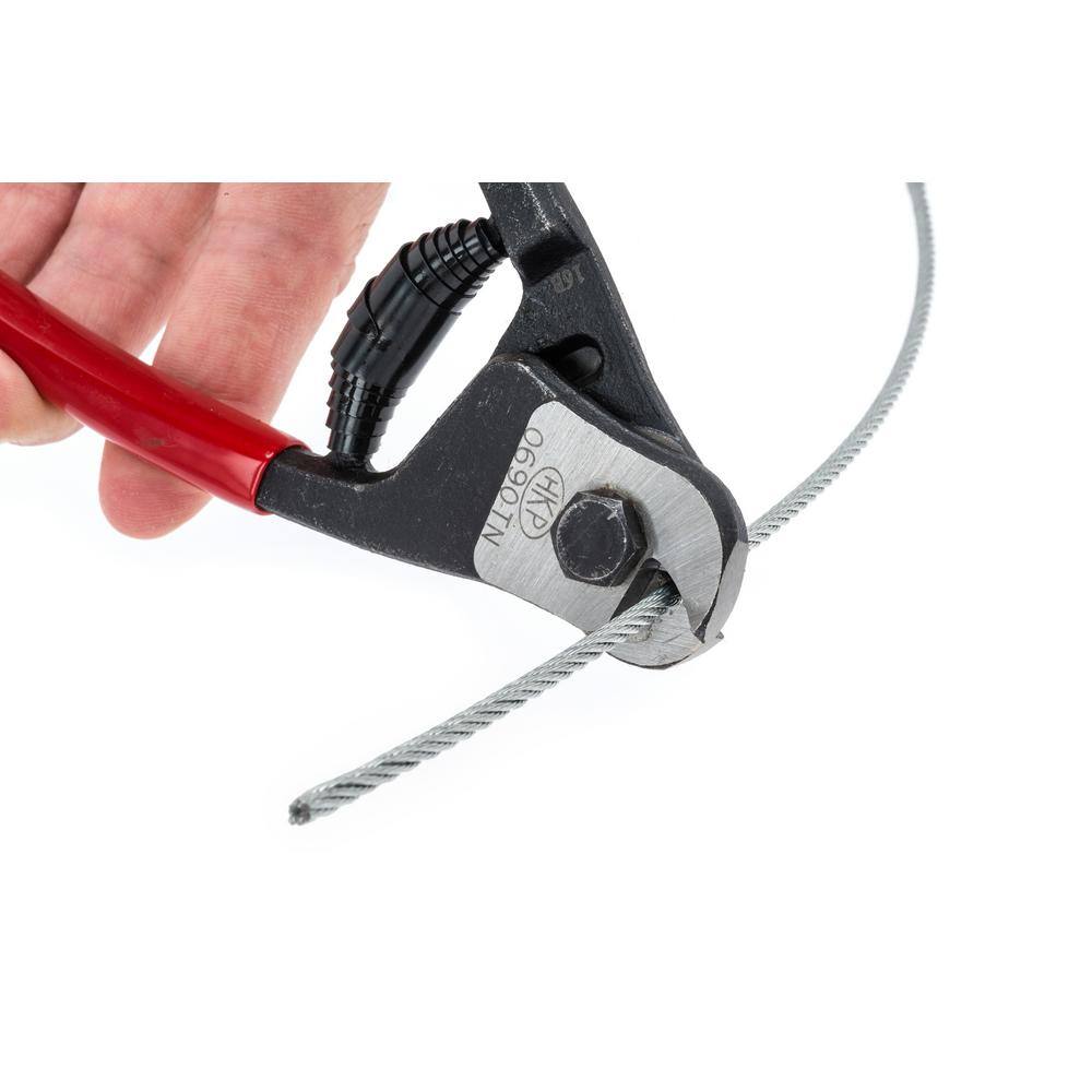 H.K. Porter 7-12 in. Pocket Wire Rope and Cable Cutters 0690TN