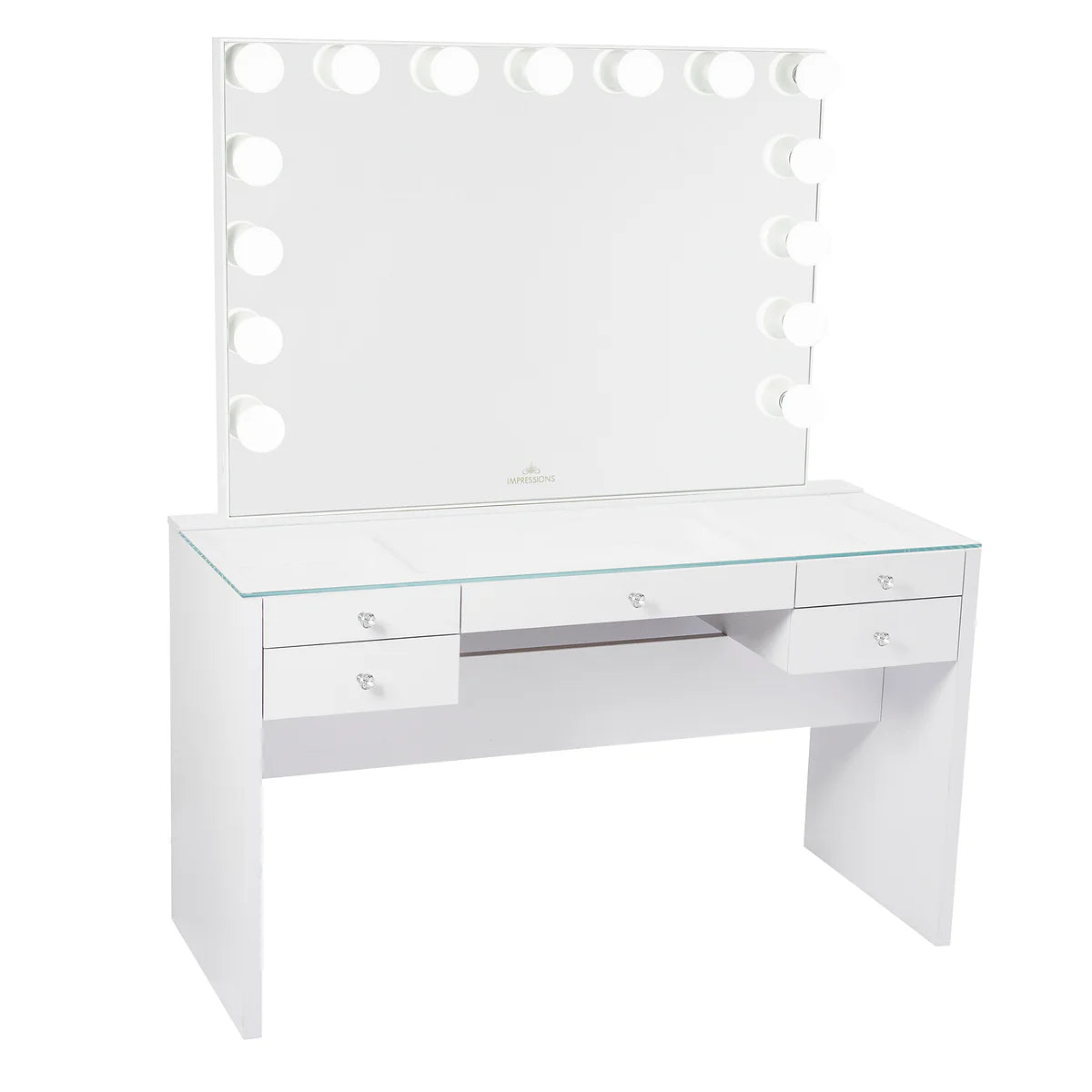 IVFT-SLAYPLUSV3TBL-BLK-N | SlayStation® Plus 3.0 Table + Glow Pro Vanity Mirror Bundle