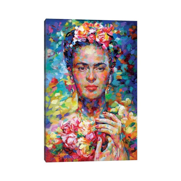 Frida By Leon Devenice Unframed Wall Canvas Icanvas