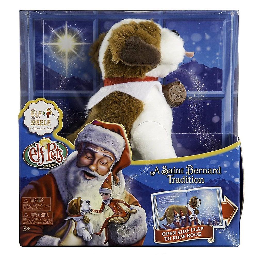 Elf On The Shelf Elf Pets -  Saint Bernard and Book