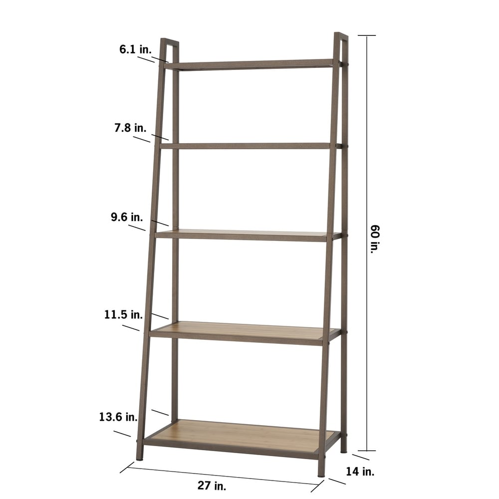 TRINITY 5 Tier Leaning Rack   Bronze Anthracite