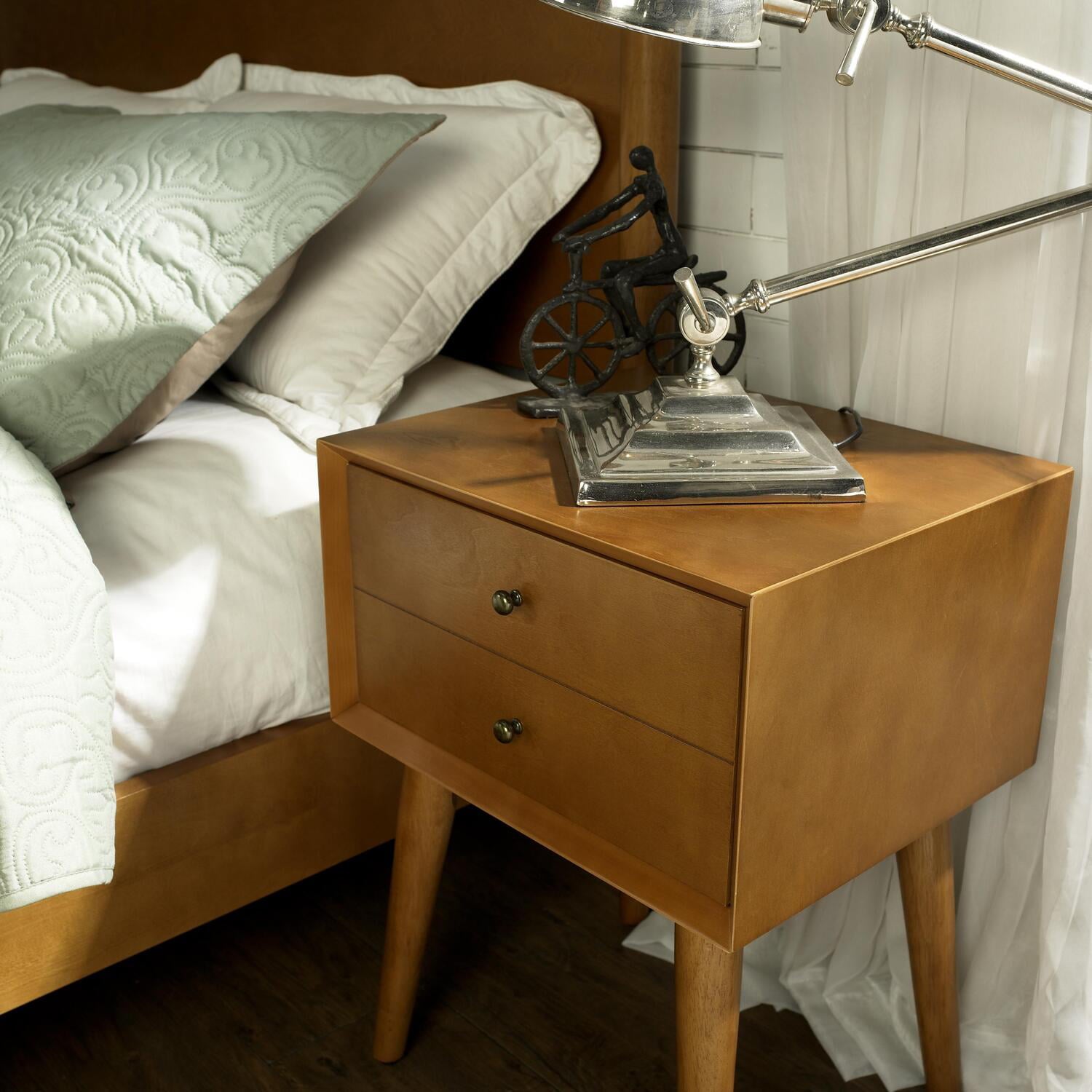 Crosley Furniture Landon Night Stand In Acorn