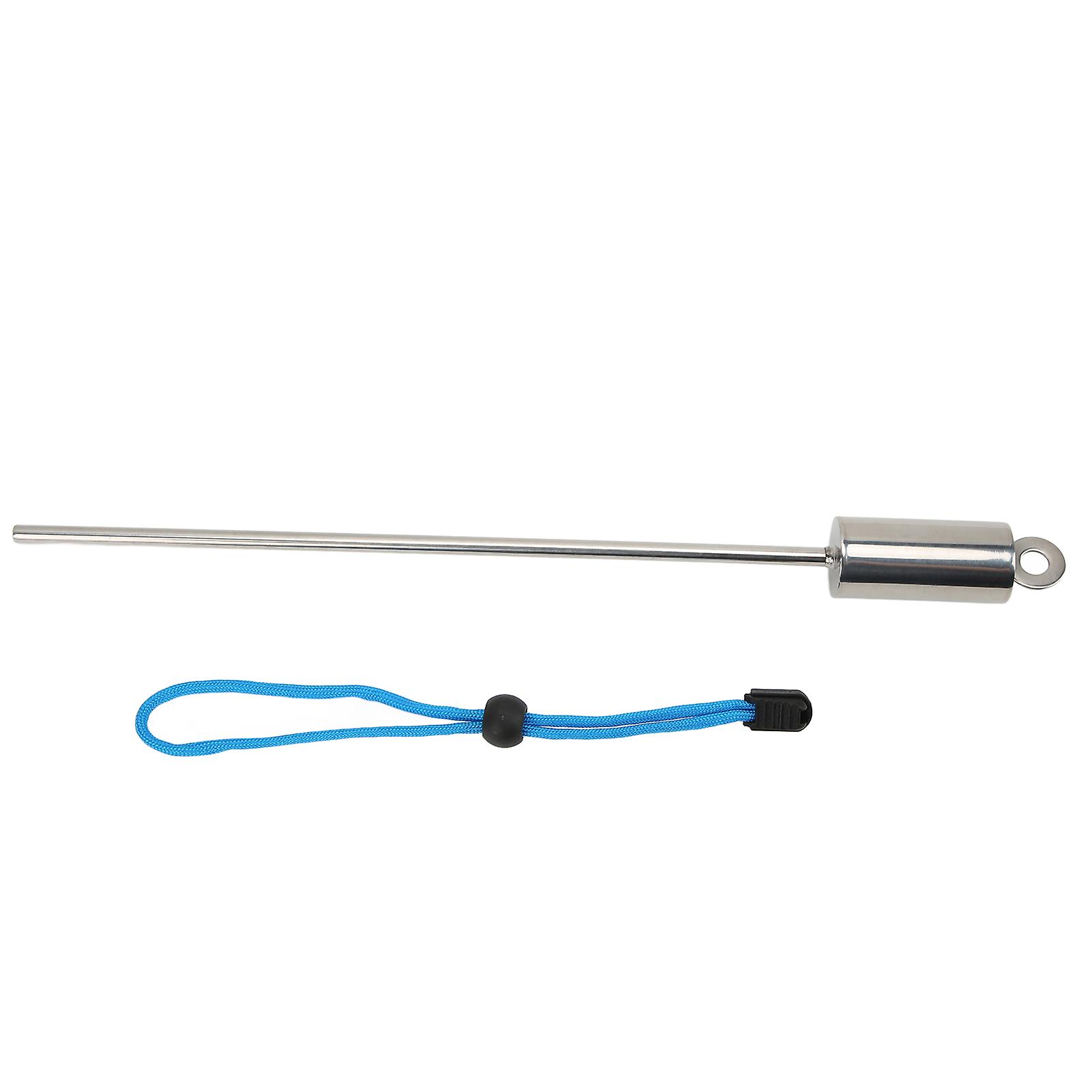 Tooke 30cm Diving Stick Pointer Rod With Scale Underwater Shaker Noise Maker With Lanyardblue