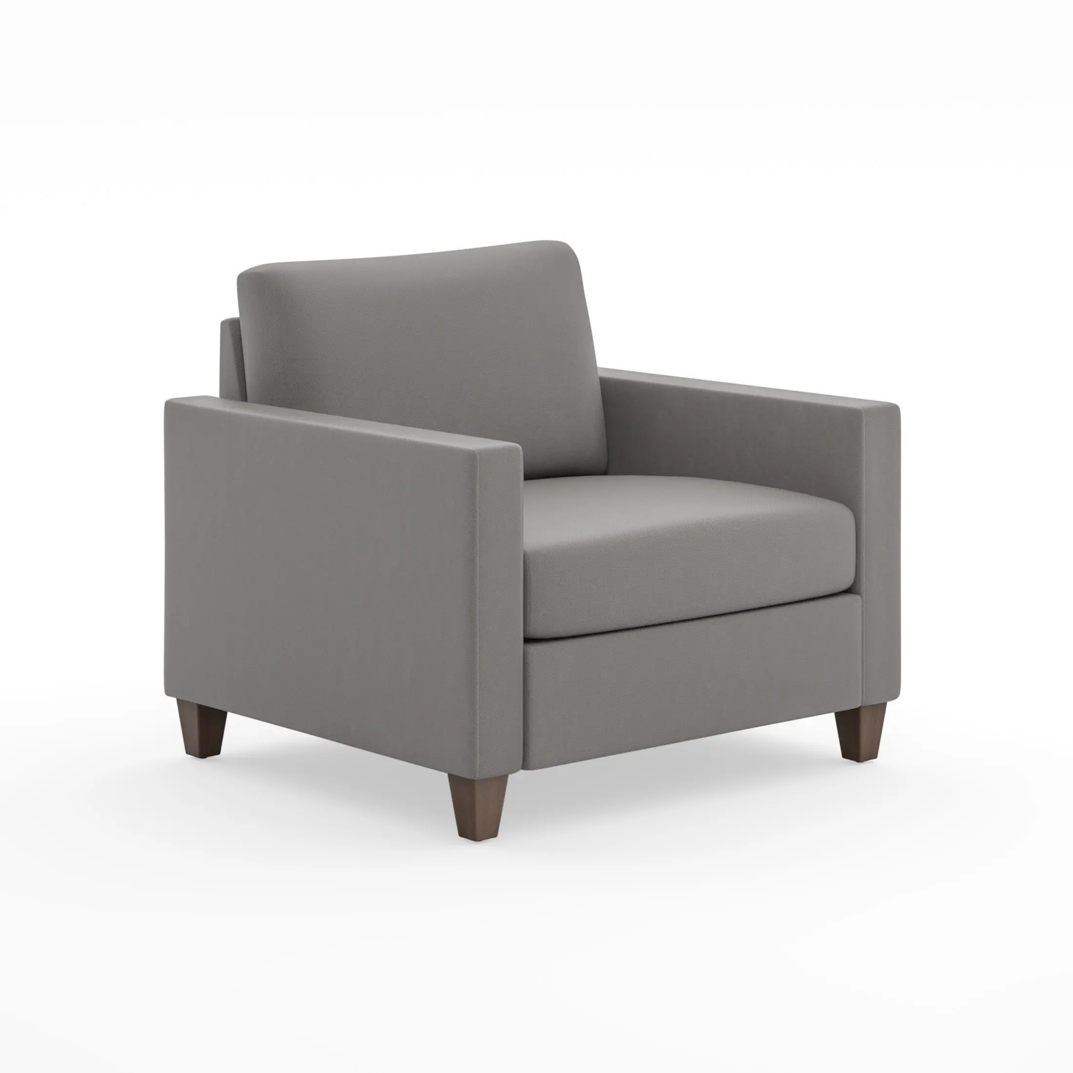 Dylan Gray Armchair and Ottoman