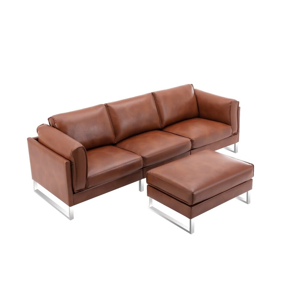 Morden Fort L Shaped Comfortable Contemporary Upholstered Sectional for Living Room