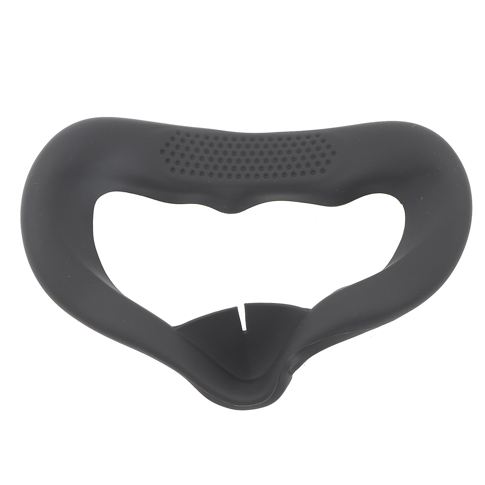 Silicone Eye Cover Pad Fit For Oculus Quest2 Vr Headset Antisweat Light Blocking Eye Cover(black )