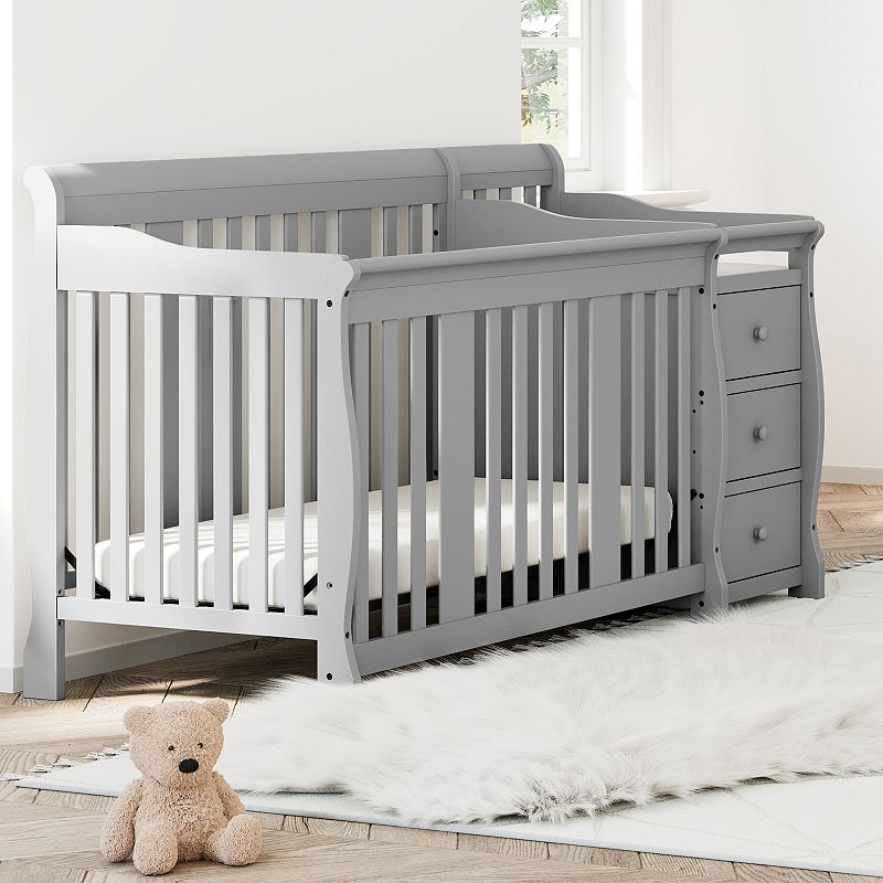 Storkcraft Portofino 4-in-1 Convertible Crib and Changer