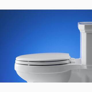 KOHLER Kathryn Comfort Height 1-piece 1.28 GPF Single Flush Elongated Toilet in White Seat Included K-3940-0