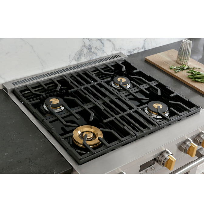 Monogram ZDP304NTSS 30quot DualFuel Professional Range with 4 Burners