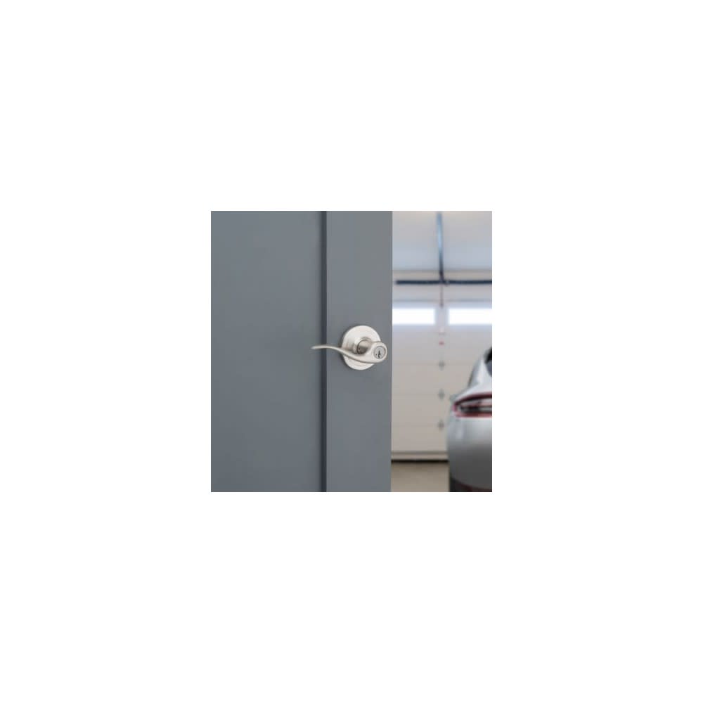 Satin Nickel Signature Series Keyed Entry Tustin Door Lever