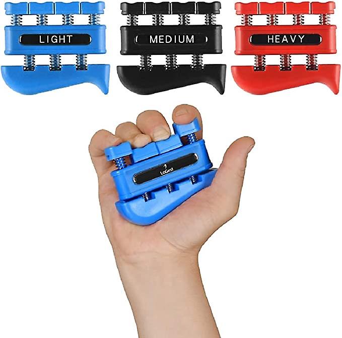 Finger Strengthener - Finger Exerciser For Forearm And Hand Strengthener - Hand Grip Workout Equipment For Musician， Rock Climbing And Therapy