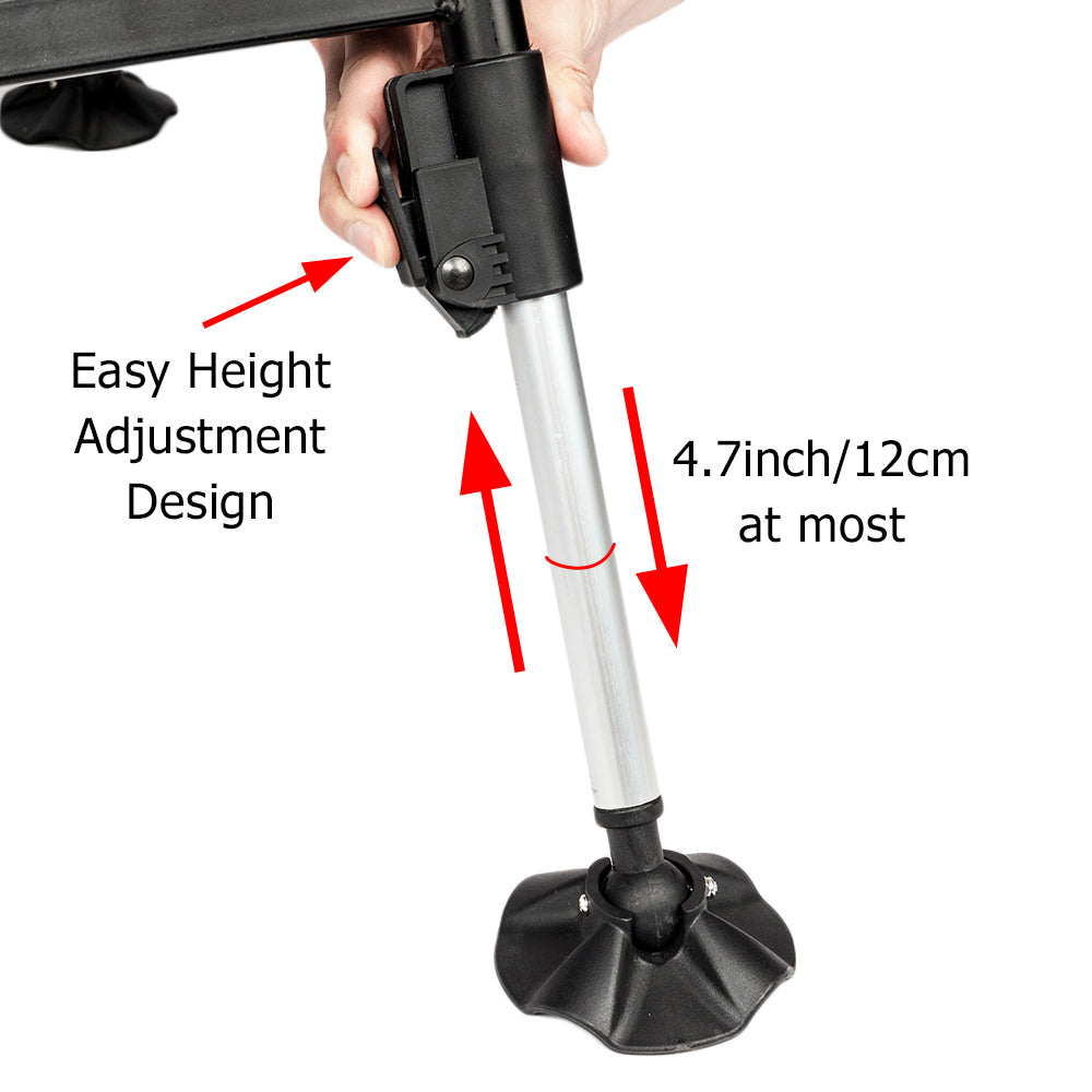 Folding Fishing Chair Plus Foot Rest Attachment