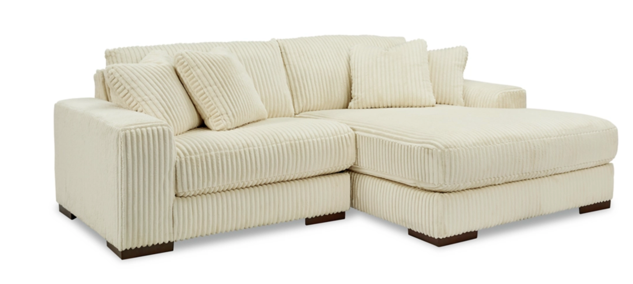 LINDYN 2-PIECE SECTIONAL W CHAISE