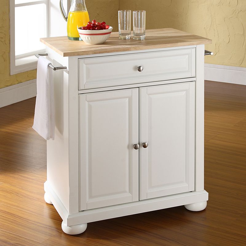 Crosley Furniture Alexandria Wood Top Kitchen Island