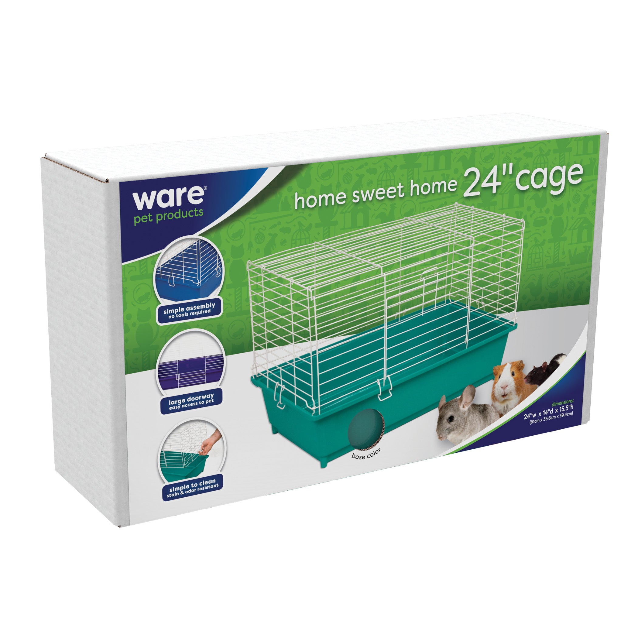 Ware Manufacturing Home Sweet Home Pet Cage - Small， 24