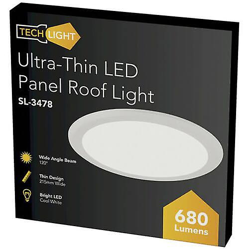 120mm 12V Ultra-Thin LED Panel Roof Light (Cool White) (10W)