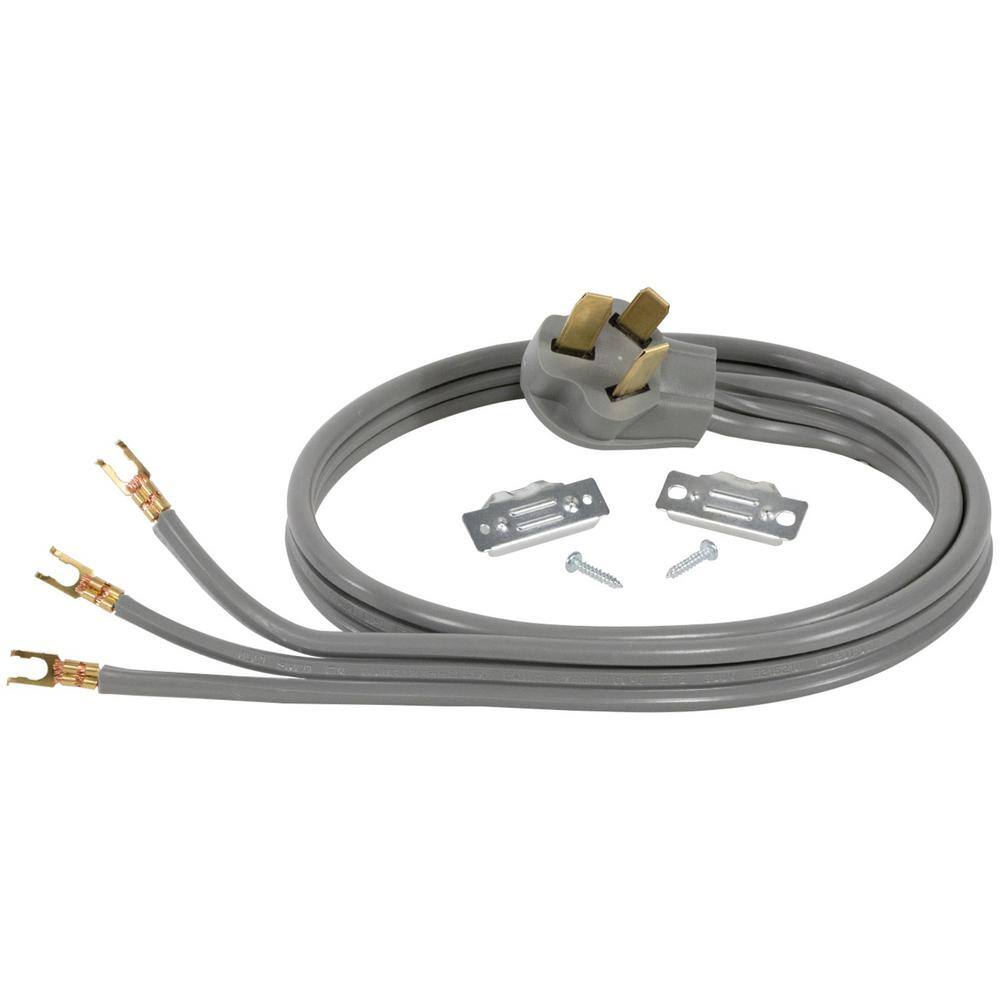 CERTIFIED APPLIANCE ACCESSORIES 4 ft. 63 3-Wire Open-End-Connector 50 Amp Range Cord 90-1070