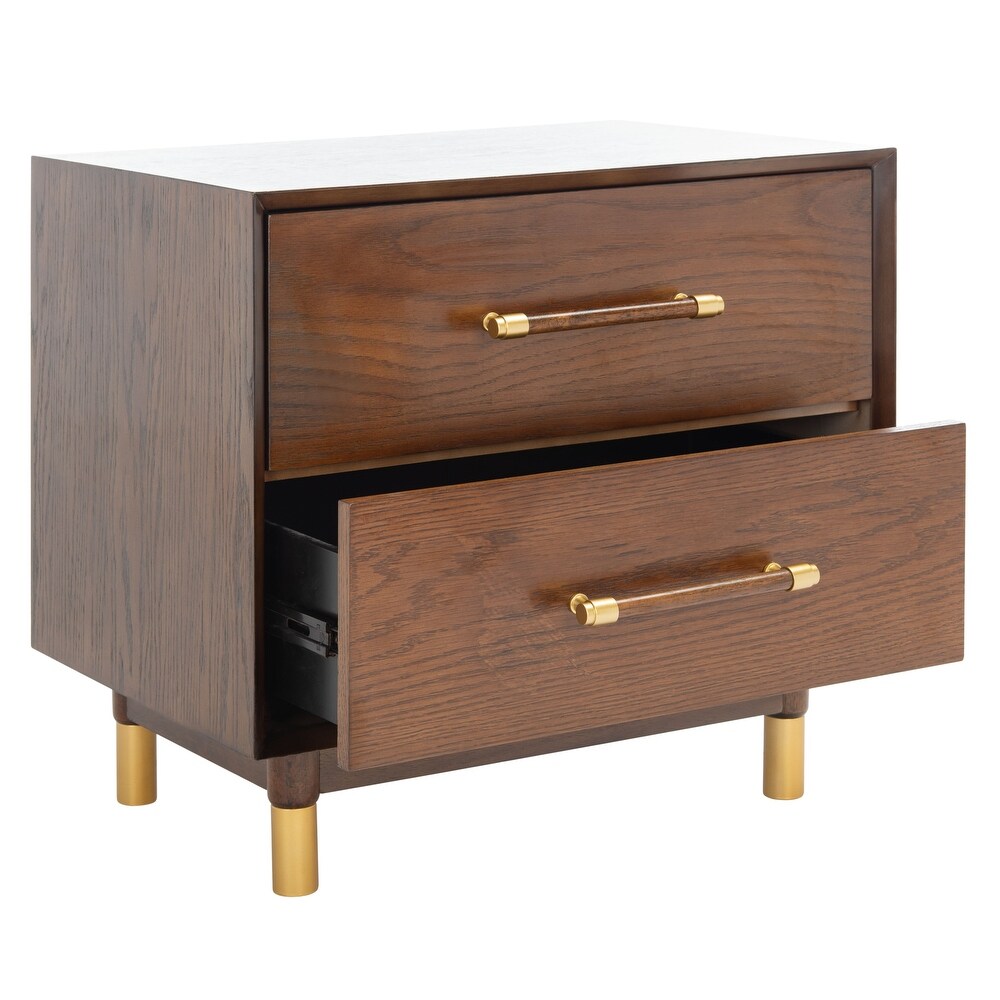 SAFAVIEH Justice 2 Drawer Accent Table Nightstand