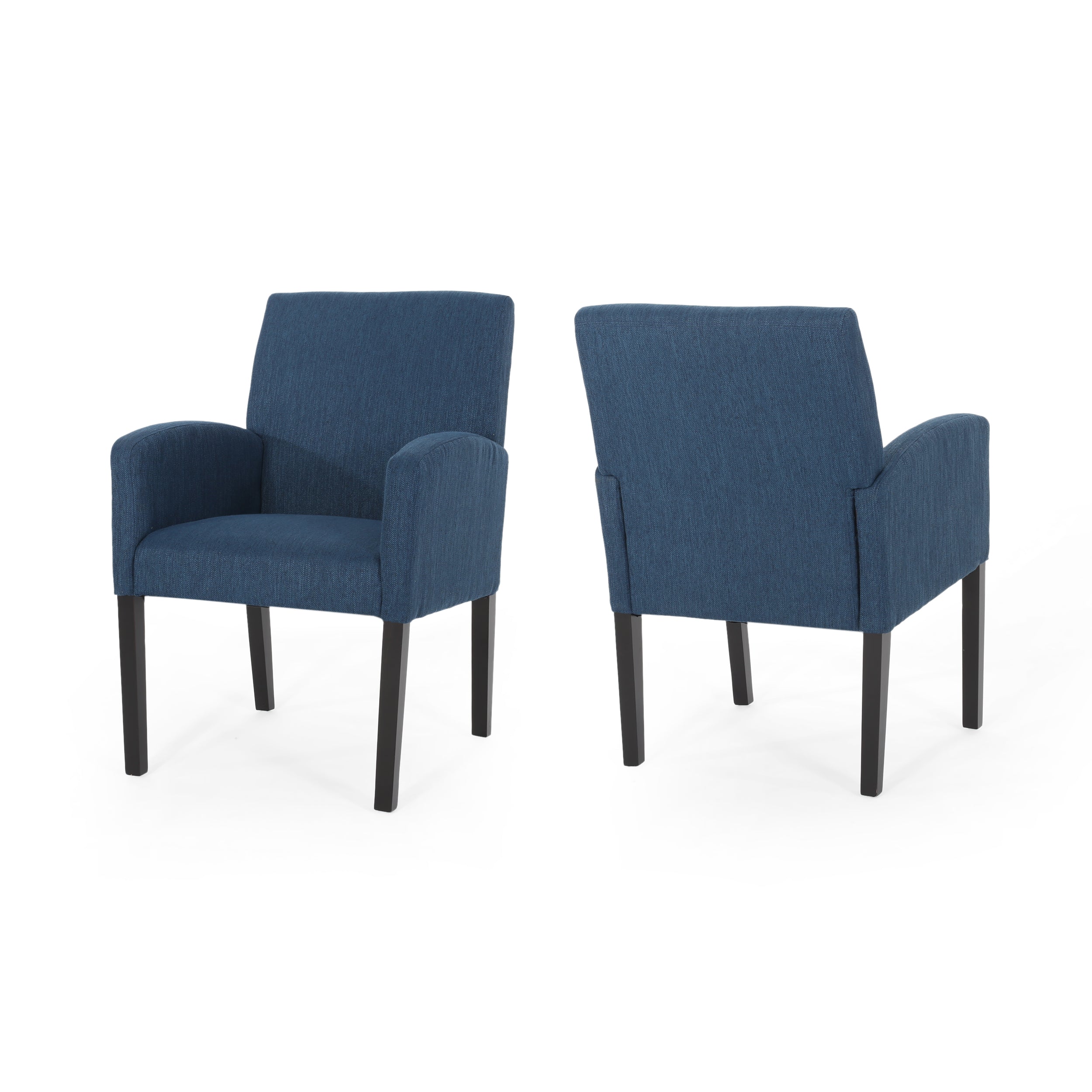 Fairy Contemporary Fabric Dining Chairs (Set of 2)