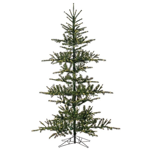 Vickerman 7.5' x 57 Yukon Display Artificial Christmas Tree，Low Voltage 4mm LED Seed Lights