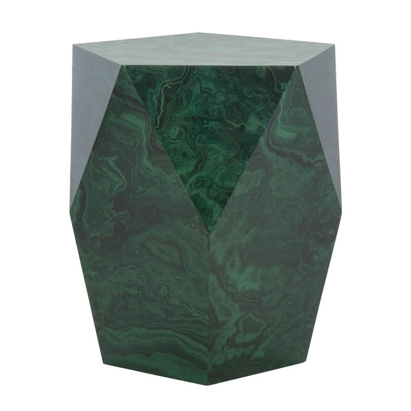 SAFAVIEH Couture Venus Malachite End Table - 18.1