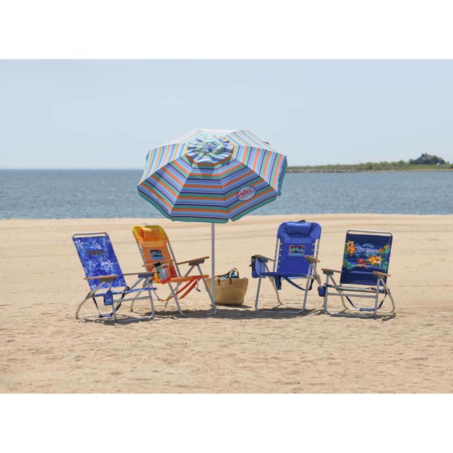 Tommy Bahama 4-Position Assorted Beach Folding Chair