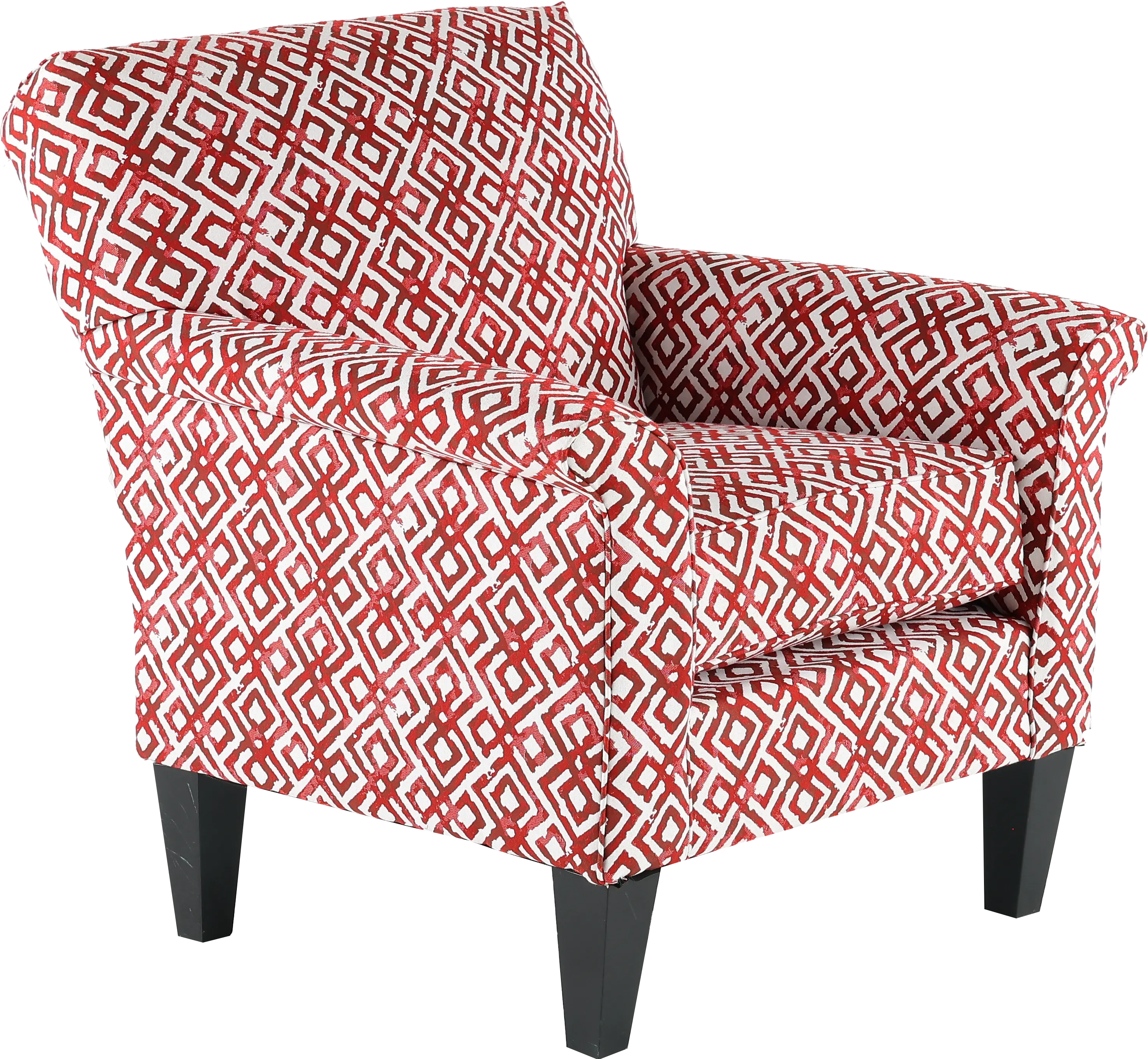 Naomi Red Accent Chair