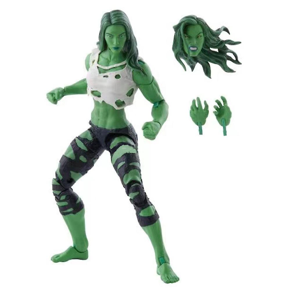 Green Woman Hulk Figure Toy Model