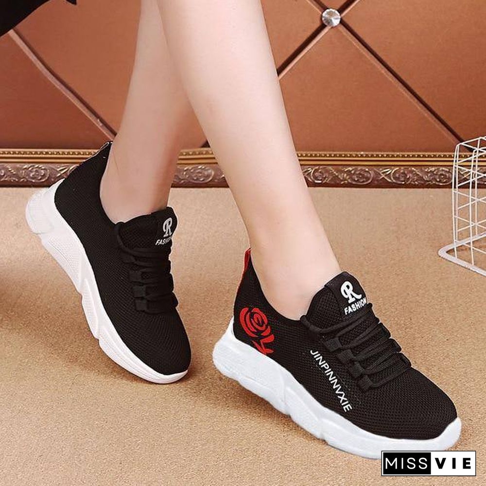 Spring Women Casual Shoes Breathable Mesh Platform Sneakers Women New Fashion Mesh Sneakers Shoes Woman Tenis Feminino